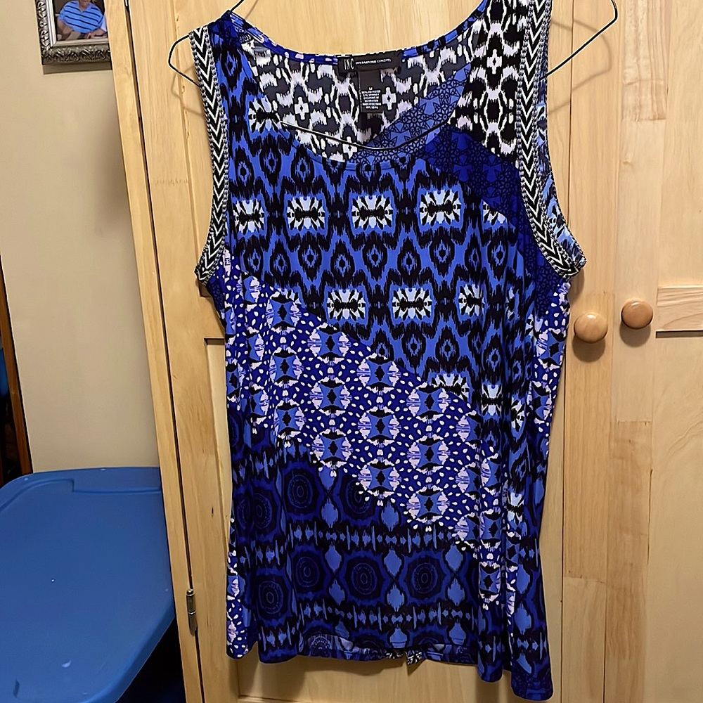 International Concepts sleeveless top, sz M